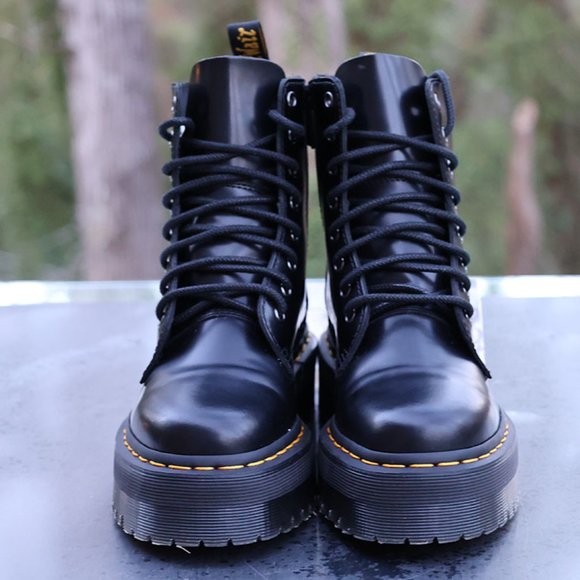 Dr. Martens 1460 Jadon Leather Platform Boots - Picture 6 of 11
